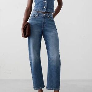 Banana Republic Mid-Rise Barrel Jeans Petite 31/12